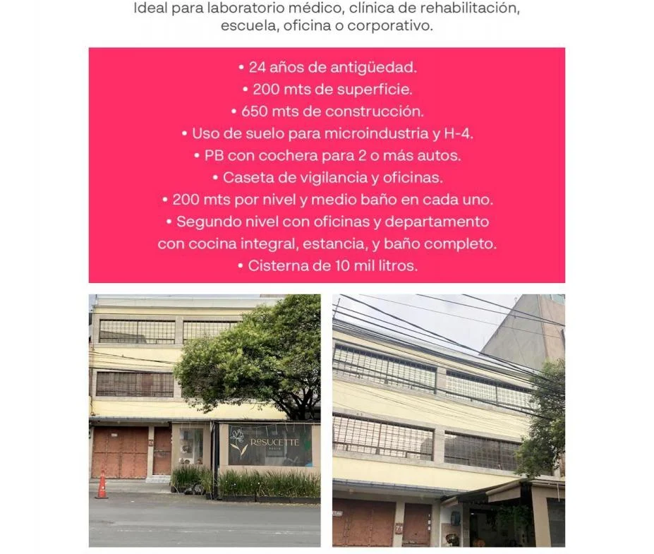 Edifico en La Colonia Nápoles